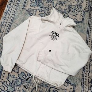 DIVIDED Nasa Cropped Hoodie